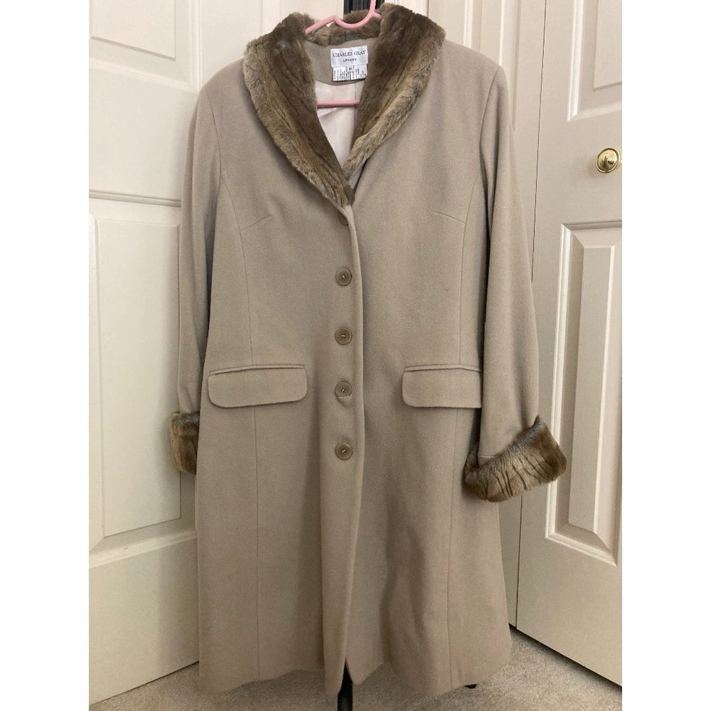 Vintage Fur Trimmed Coat